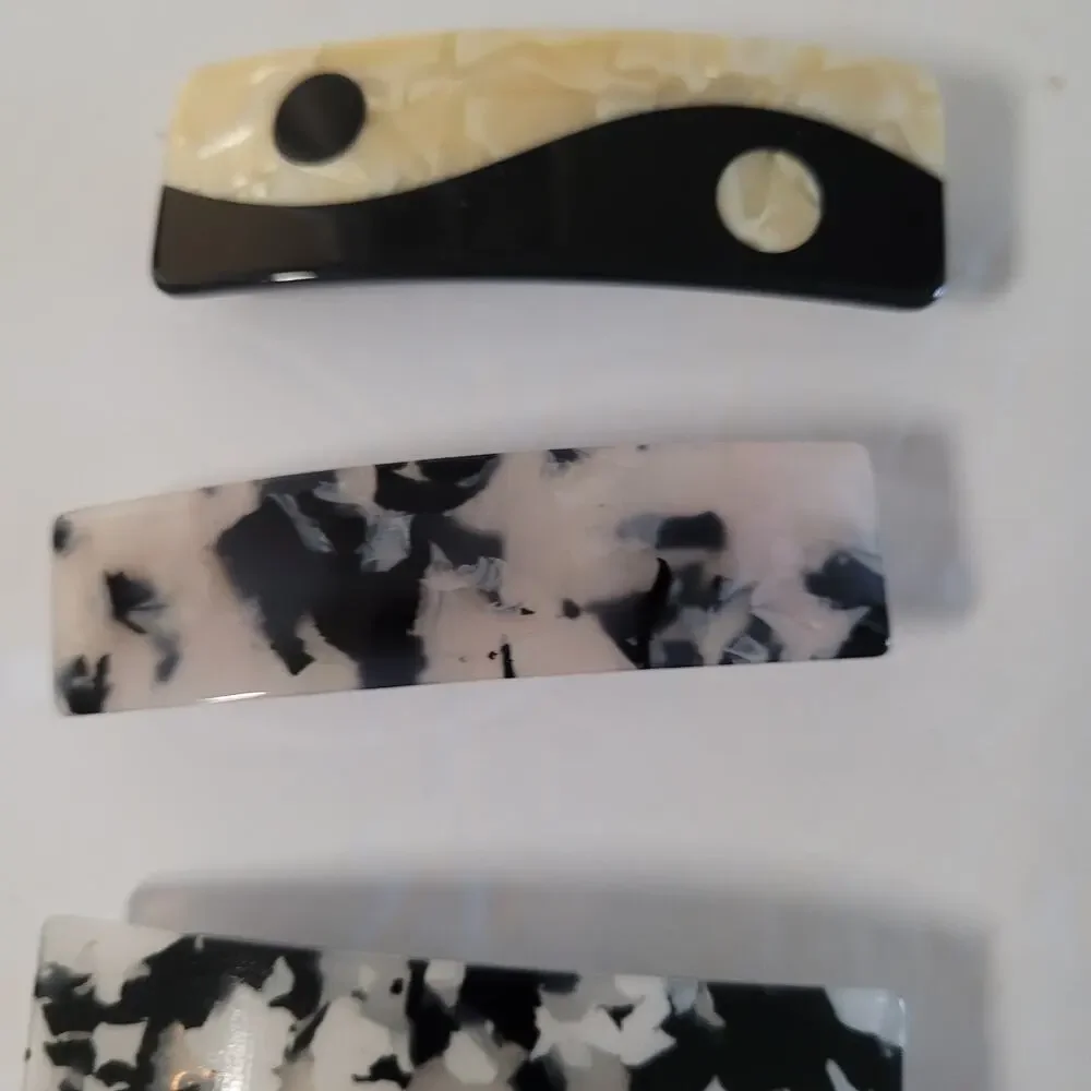 Elegant Chinese Style Hair Barrettes - Set of Three
